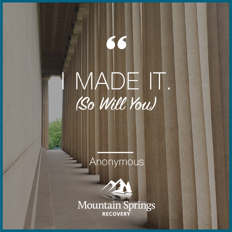 RecoverySprings's tweet photo. Recovery is possible for everyone 🏔️💚🙌 https://t.co/TZuMtEcvEz
