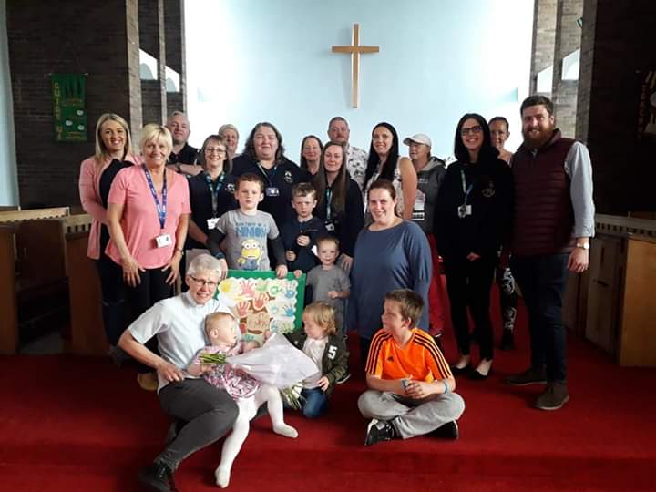WestfieldCCtr's tweet photo. Farewell Reverend Denise @james_jmw @HilaryCottam @WiganCouncil @RealjunkfoodW @LaticsCommunity https://t.co/7tifwn3eiH