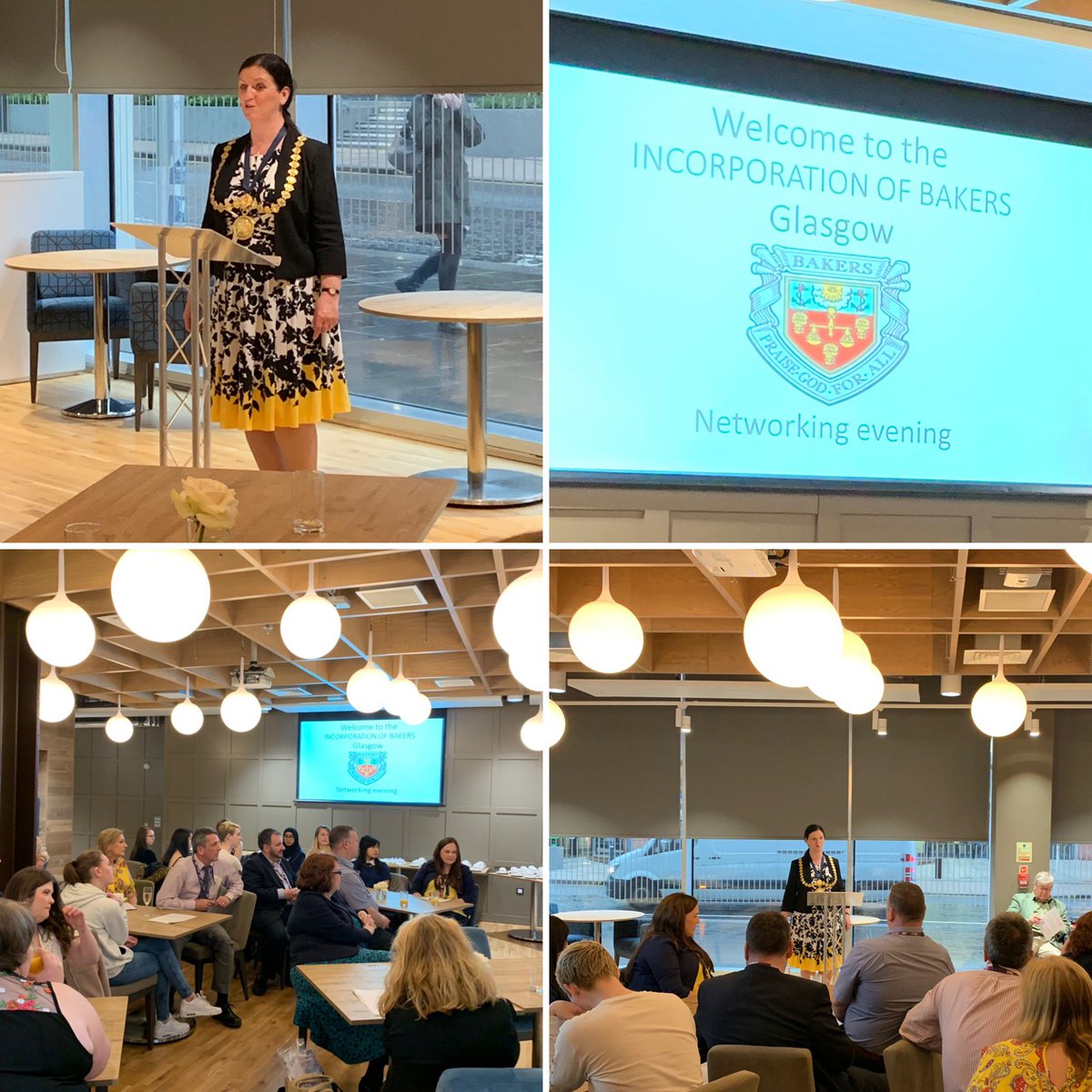 Sfagan25's tweet photo. Thanks to The Incorporation of Bakers Glasgow for their support. A successful event with great speakers. Well done to the students who won awards in recognition of their achievements. @CofGCollege @jasross107 https://t.co/cgMAwQtPz5