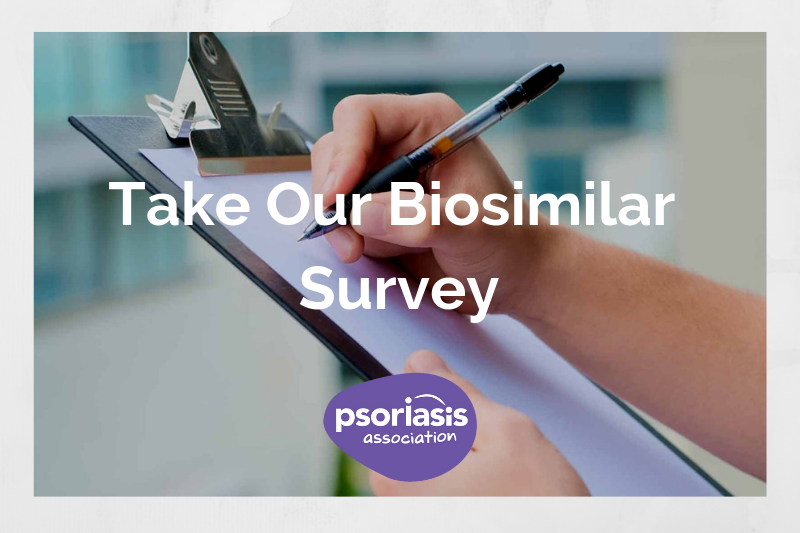 PsoriasisUK's tweet photo. We are running a survey to better understand people's experiences of being switched from the biological treatment #Humira to a 'biosimilar' alternative. If you've recently been switched, you can read more and complete the survey here: https://t.co/JYb8RCSPEx    #psoriasis https://t.co/aXfPwlyWz7