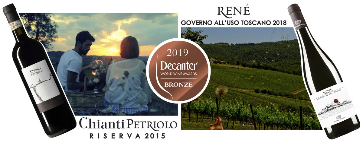 FPetriolo's tweet photo. New year and new awards for our new vintages .. thanks @Decanter !!
@DecanterAwards #award #wine #winelover #chianti #riserva #governotoscano https://t.co/TGmaKJhVaK