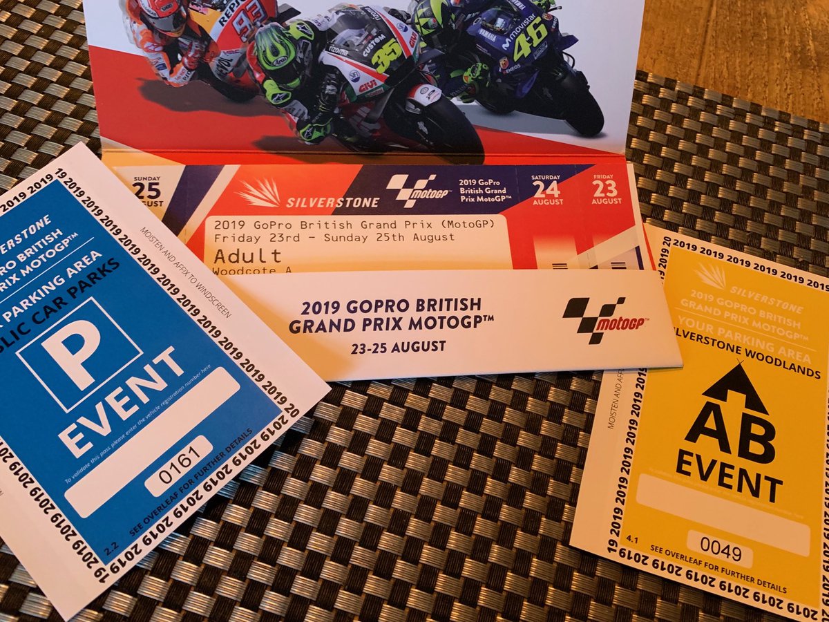 RobsonVicki's tweet photo. Was feeling a bit depressed about not being at #Mugello this weekend until these bad boys arrived π #silverstone #motogp #firsttimecampers π https://t.co/Etb3Fnl93i