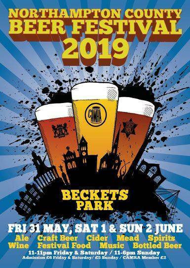 Northampton County Beer Festival is at Beckets Park, #Northampton tomorrow (Friday) and Saturday from 11am-11pm, and Sunday 2nd June from 11am-6pm

For details visit the Facebook page:
facebook.com/NorthamptonCou…
