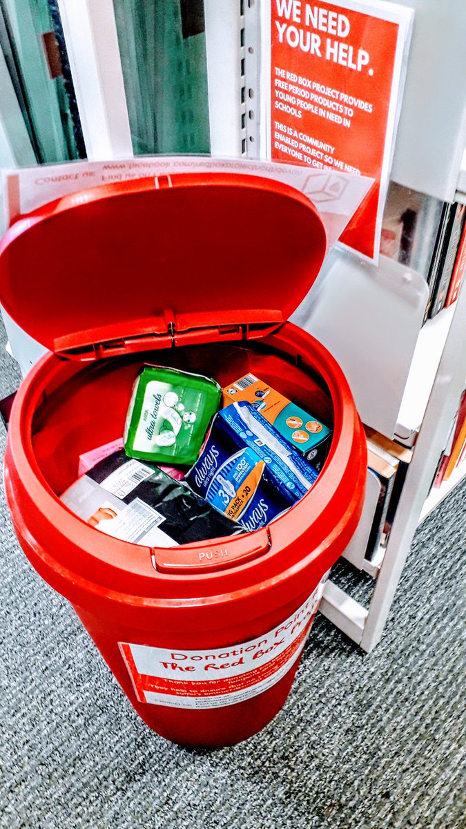 We collected a FULL bin of donations from @BarnstapleLibr! Thank you so much- I had to do the 'pants dance' when I saw a few packs of underwear had been donated! Woop woop! 

Did you know you can also donate at <a href="/LyntonLibrary/">Lynton Library</a>?! Let's see if you guys can give it some love!!! ❤