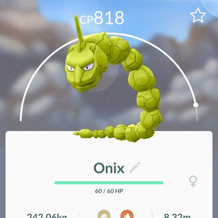 Shiny Onix - Pokemon Go