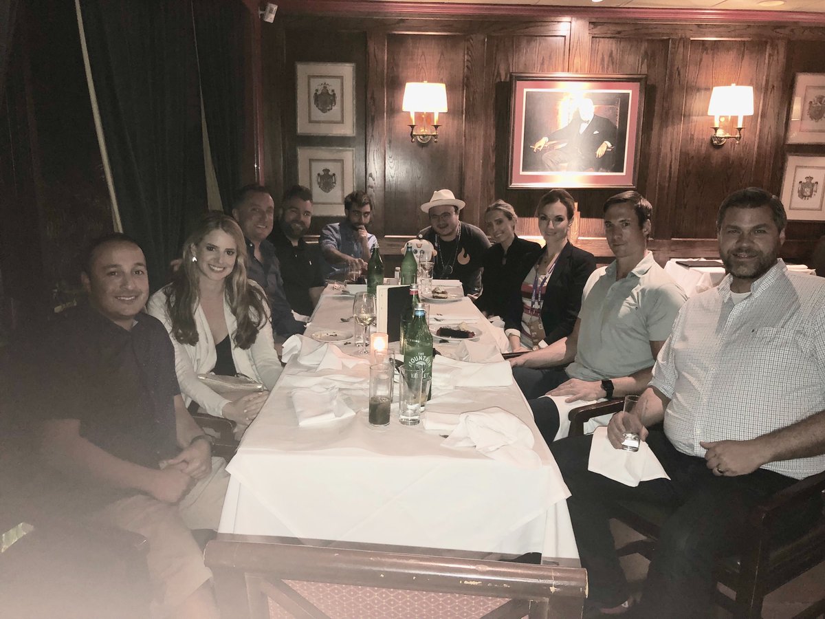 refersion's tweet photo. Last night we had a fantastic dinner in NOLA after #subsummit2019 with @gorgiasio @OctaneAI @KlicklyTeam @klaviyo @bold_commerce @sublytics and @ProdegeLLC https://t.co/r7Gbdu9gqO