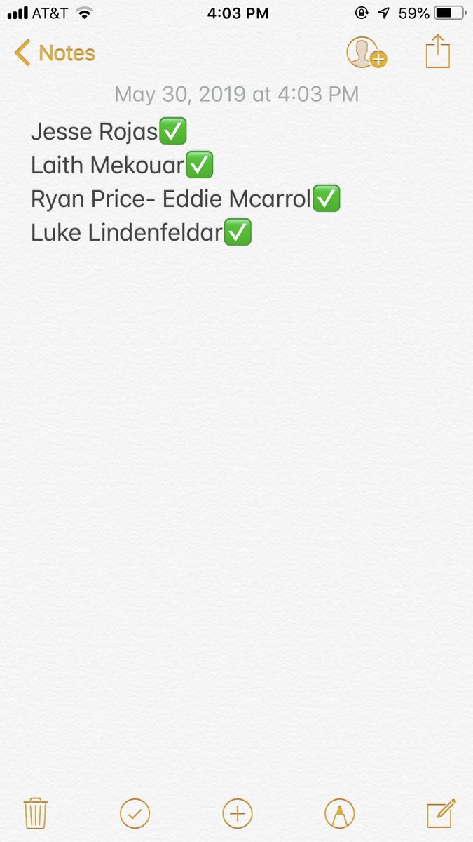 Top five!! Congrats guys! You have until 4:03 on Monday!!