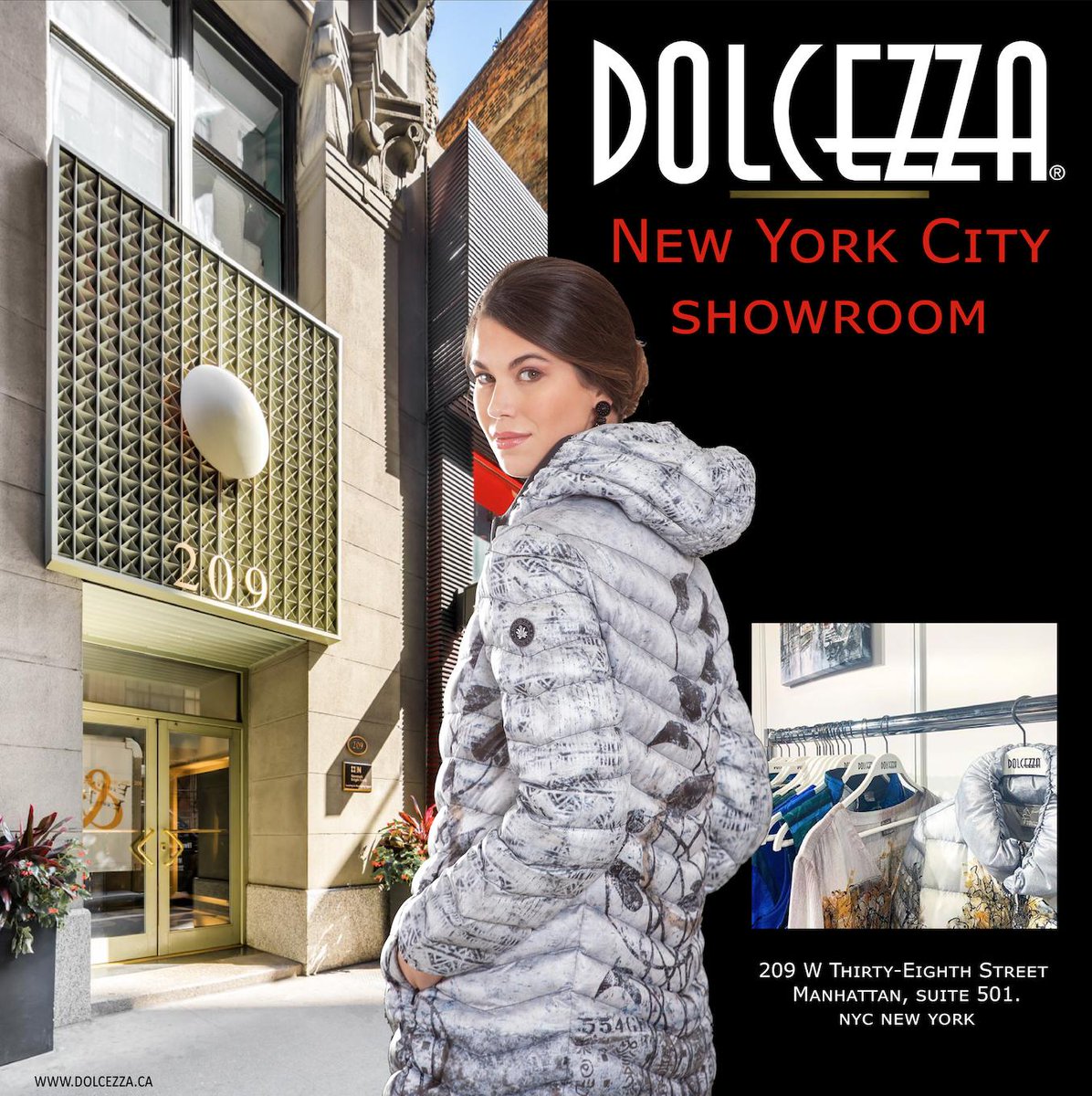 DolcezzaMtl's tweet photo. #DolcezzaMania continues! We're incredibly excited to announce a new Dolcezza showroom in New York City in the heart of the fashion district. The Dolcezza New York team looks forward to meeting you at 209 W 38th St suite 501. Reach us at richard@dolcezza.ca for an appointment. https://t.co/NrzNRe7mpA