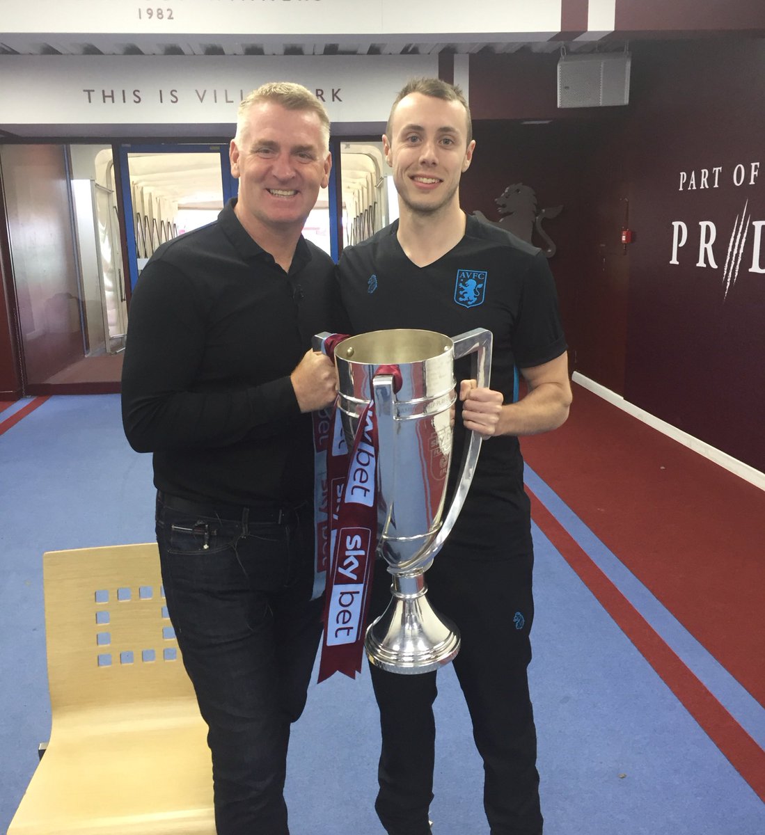 danconnor's tweet photo. The best few days. Privileged to be a part of it.

It was only a matter of time. Aston Villa are back. 👊

#AVFC #UTV #PL https://t.co/OOGSxZPNd9