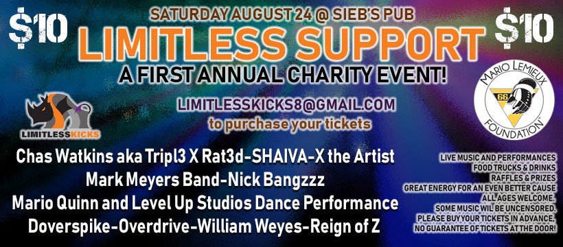 LimitlessKicks8's tweet photo. FULL #COVERPHOTO !!!! #LimitlessKicks #LimitlessApparel #LimitlessSupport #CharityEvent #August #Pittsburgh #music #food #fun #prizes https://t.co/tkpRLZmQJP