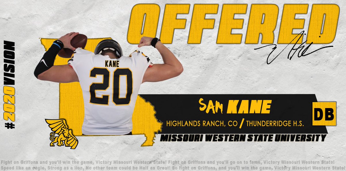Pumped to say I received my first offer from Missouri Western State! Huge thanks to @BonoFootball <a href="/CoachWillie/">Matt Williamson</a> <a href="/warriorqbcoach/">Warren McCarty</a> <a href="/jrbennet/">Jeremy Bennett</a> <a href="/CoachNise/">Doug Nisenson</a>