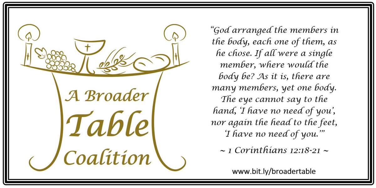 a_broader's tweet photo. Help build unity in the Body of Christ. vote for A Broader Table! https://t.co/quUxafvoMb