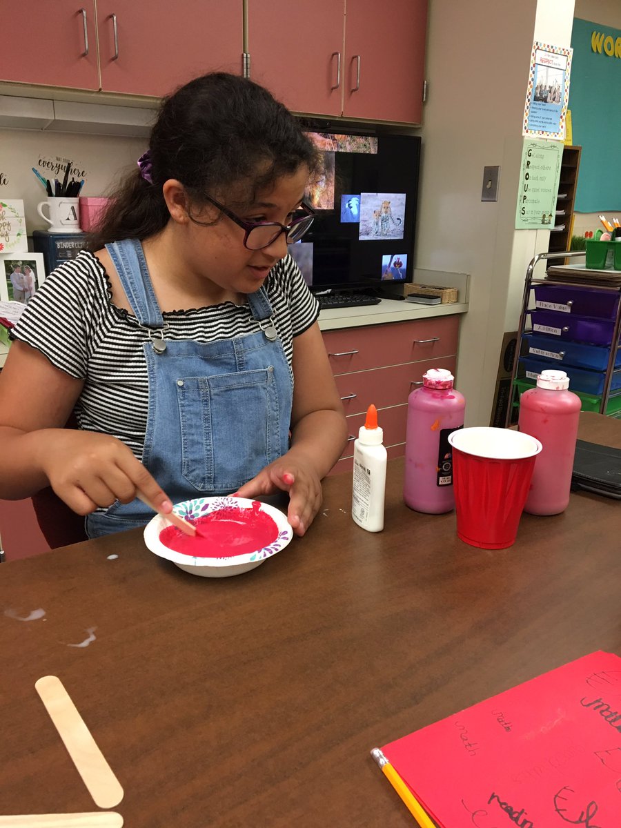 MrsSmeilesClass's tweet photo. Yesterday I took a break as the teacher...and we had teach the teacher day! It was so fun allowing students to share something that interests them ❤️they even made quizzes! We learned how to make slime and draw "cute" foods. 👍🏻 https://t.co/LqQ4hyG5q3