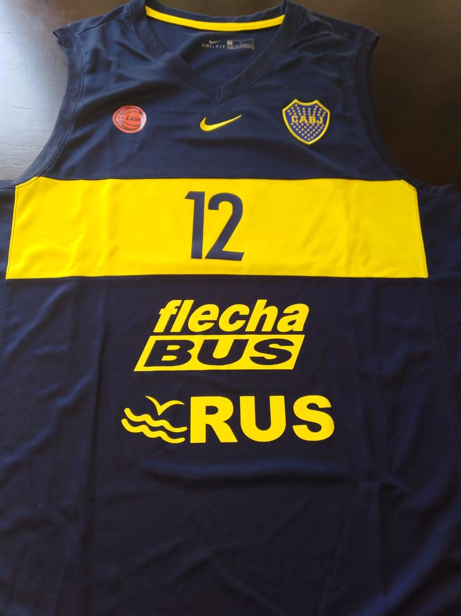 camiseta boca basquet 2019
