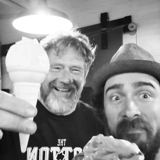 Literally ran down the street shoeless like a couple of kids to catch the ice cream truck with my good friend and purveyor of all things music at the Cotton Factory and Mule Spinner Glen Marshall.

#hamiltonishome #cottonfactory #dontgrowupitsatrap #icec… bit.ly/2Xg2DjK