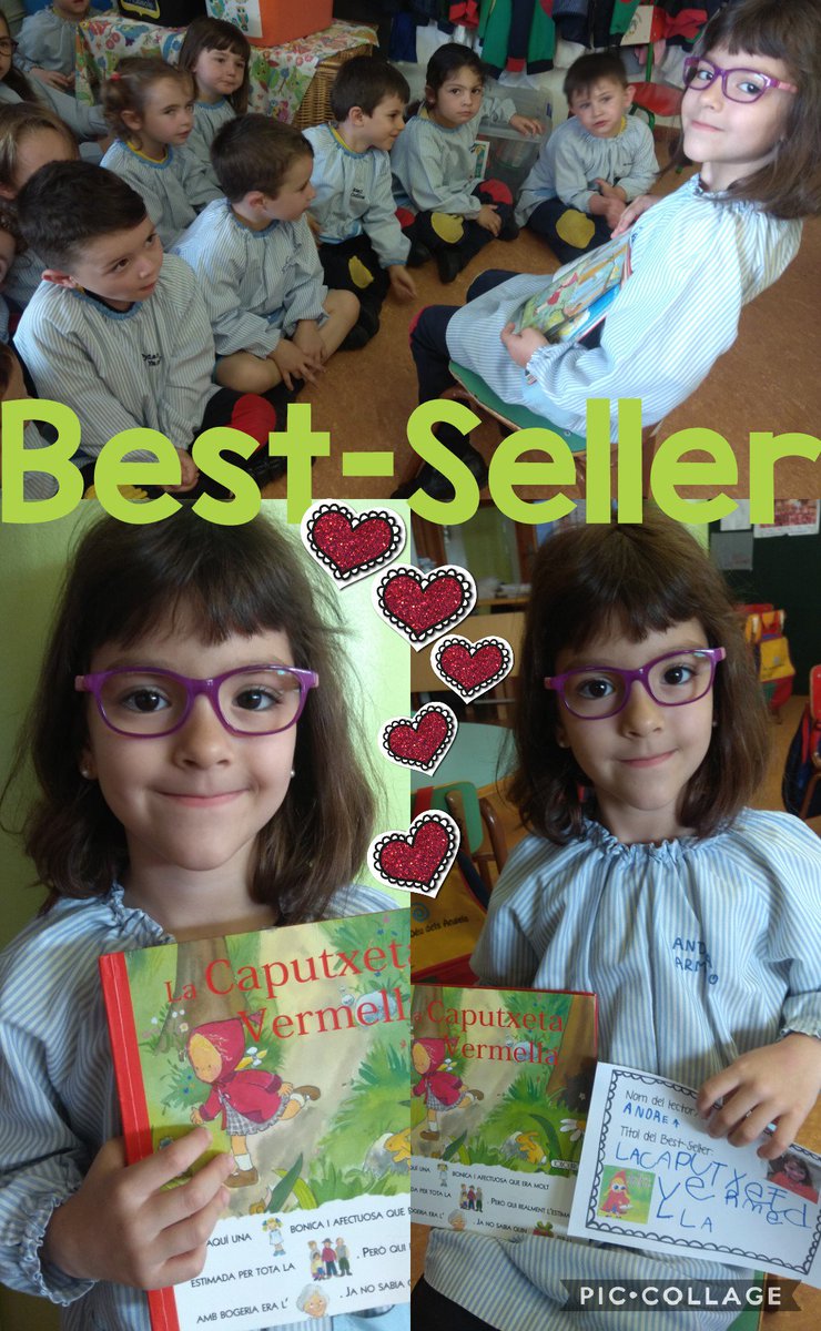 MMussols's tweet photo. 📚Últim Best Seller del curs que ens presenta l'Andrea amb la Caputxeta vermella 🐺👧🏼👵
Ho has fet molt bé i ens agradat molt! 📚 https://t.co/bVcjhreRHP