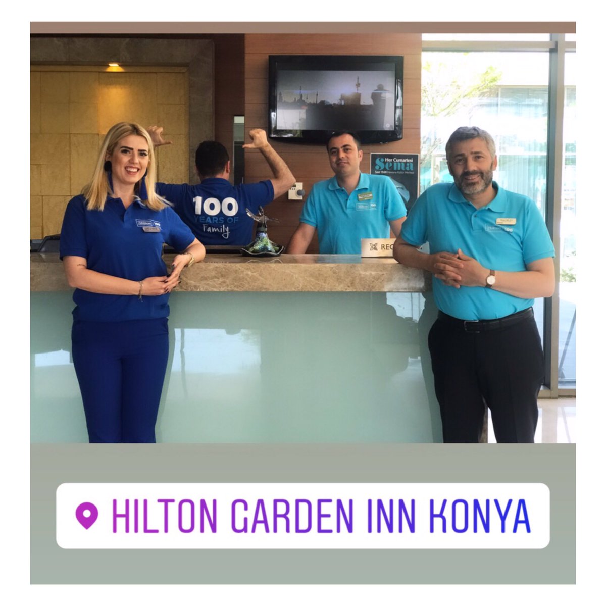 HgiKonya's tweet photo. #Hilton100 #hiltonkonya #100yearsofHilton #wearehilton #wearehospitality #hiltoneffect #HiltonTurkey https://t.co/pAje6CH8aC