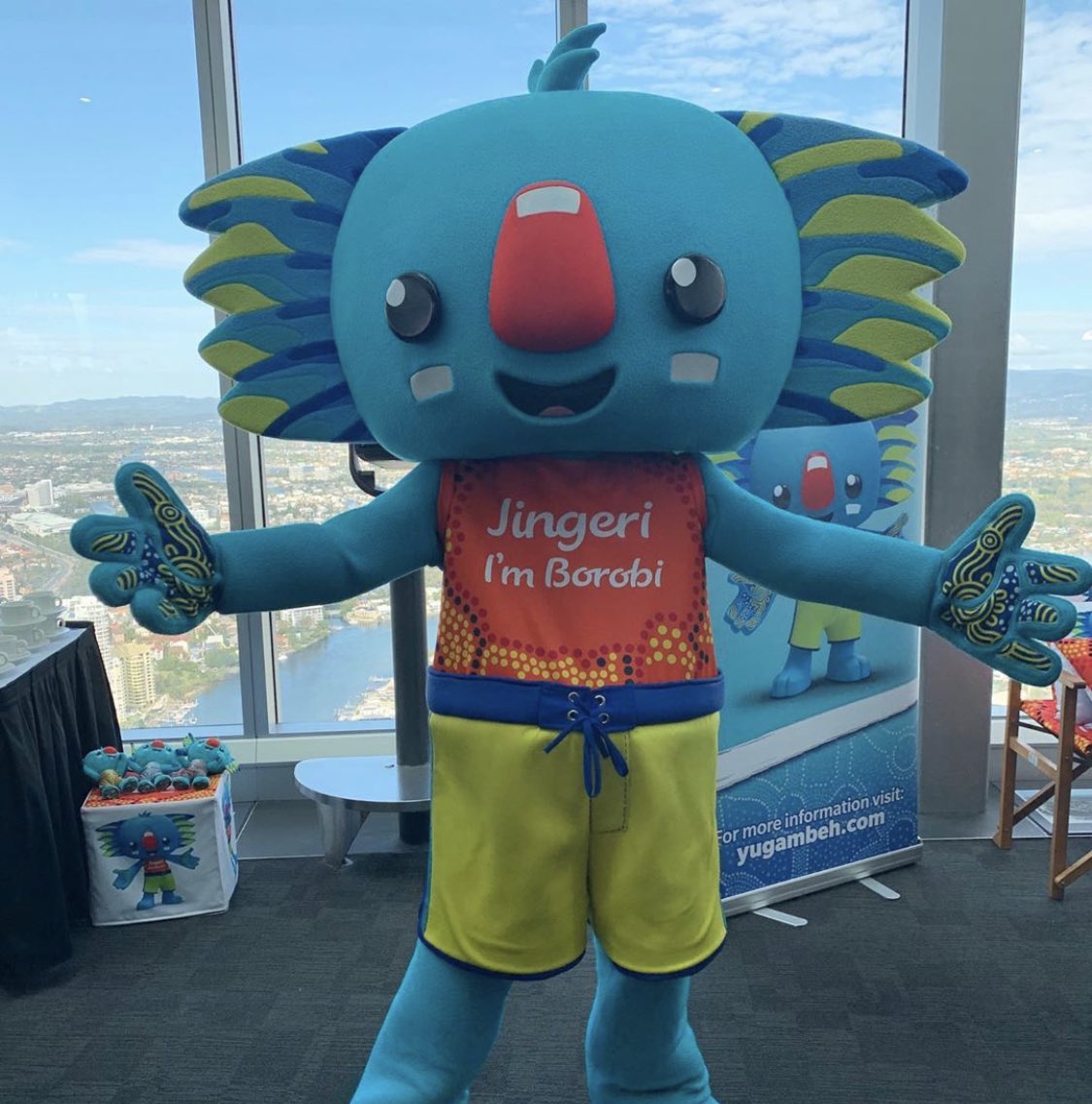 CommGamesAUS's tweet photo. Jingeri jimbelung.
Hello friends...
Happy Borobi Day.
To learn more about Borobi Day visit https://t.co/xhV4LWiyyO
#Borobi
#BorobiDay
#BorobiDay19 #yugambehlanguage https://t.co/fbVkXuHfMY