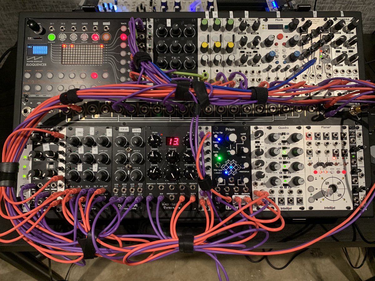 Welcome to Glitch Box 1.0. Our take on <a href="/ericasynths/">Erica Synths</a> “Techno System”. Thanks to <a href="/Perfect_Circuit/">Perfect Circuit</a> for assisting with the build. <a href="/ericasynths/">Erica Synths</a> @twohpmodular <a href="/tiptopaudio/">Tiptop Audio</a> <a href="/wmdevices/">WMD</a> <a href="/intellijel/">intellijel</a> #wintermodular <a href="/noiseeng/">Noise Engineering</a> <a href="/makenoisemusic/">Make Noise</a> @qubitelectronix  <a href="/KOMAelektronik/">KOMA Elektronik</a>