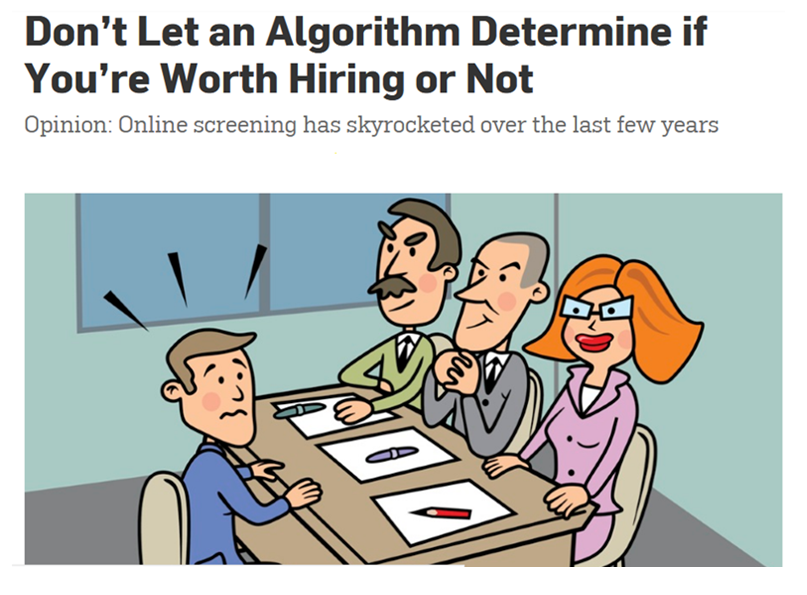 AtomicAssistant's tweet image. An #algorithm should not determine if you’re worth hiring. While they may save  #HR and #recruiting time, they’re often inaccurate and unfair, penalizing people for issues that aren’t their fault and rewarding  people who simply fit a particular mold. adweek.com/digital/dont-l…
