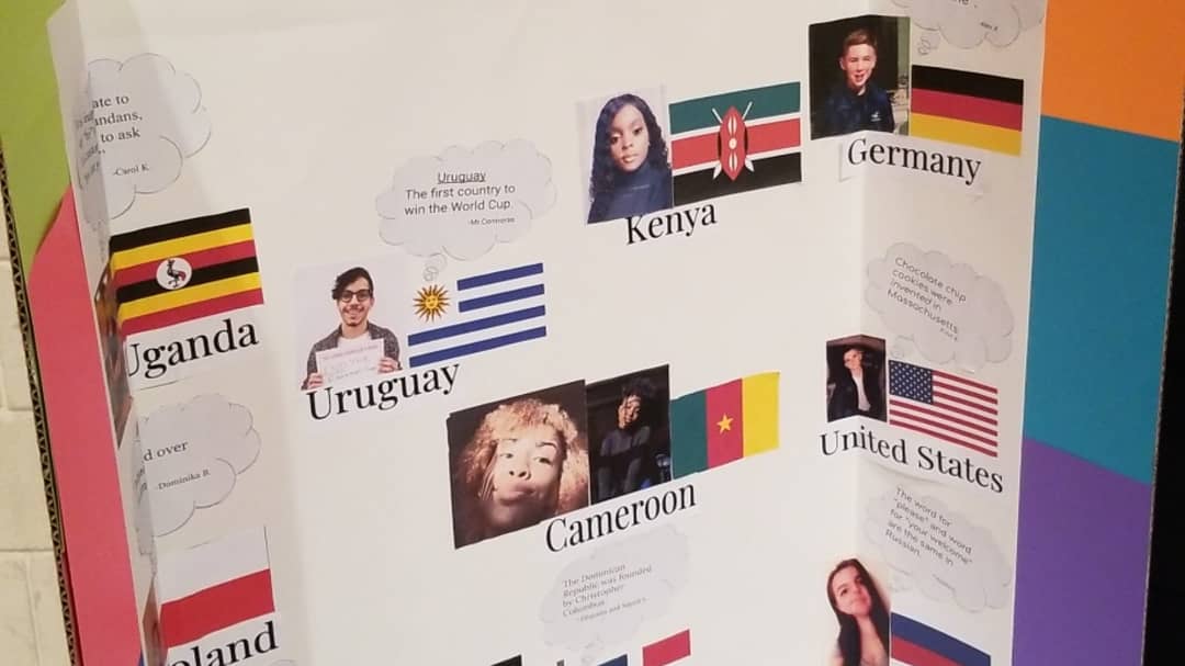Contreras_Salem's tweet photo. Today was the Multi Culti Club final meet for the year. The stars of the Multicultural Spring Convening accomplished a lot since its creation in March. We had students representing Bangladesh, Cameroon  Domincan Republic, Germany, Greece, Kenya, Poland, Russia, Uganda, and the US https://t.co/3ni07xRD79