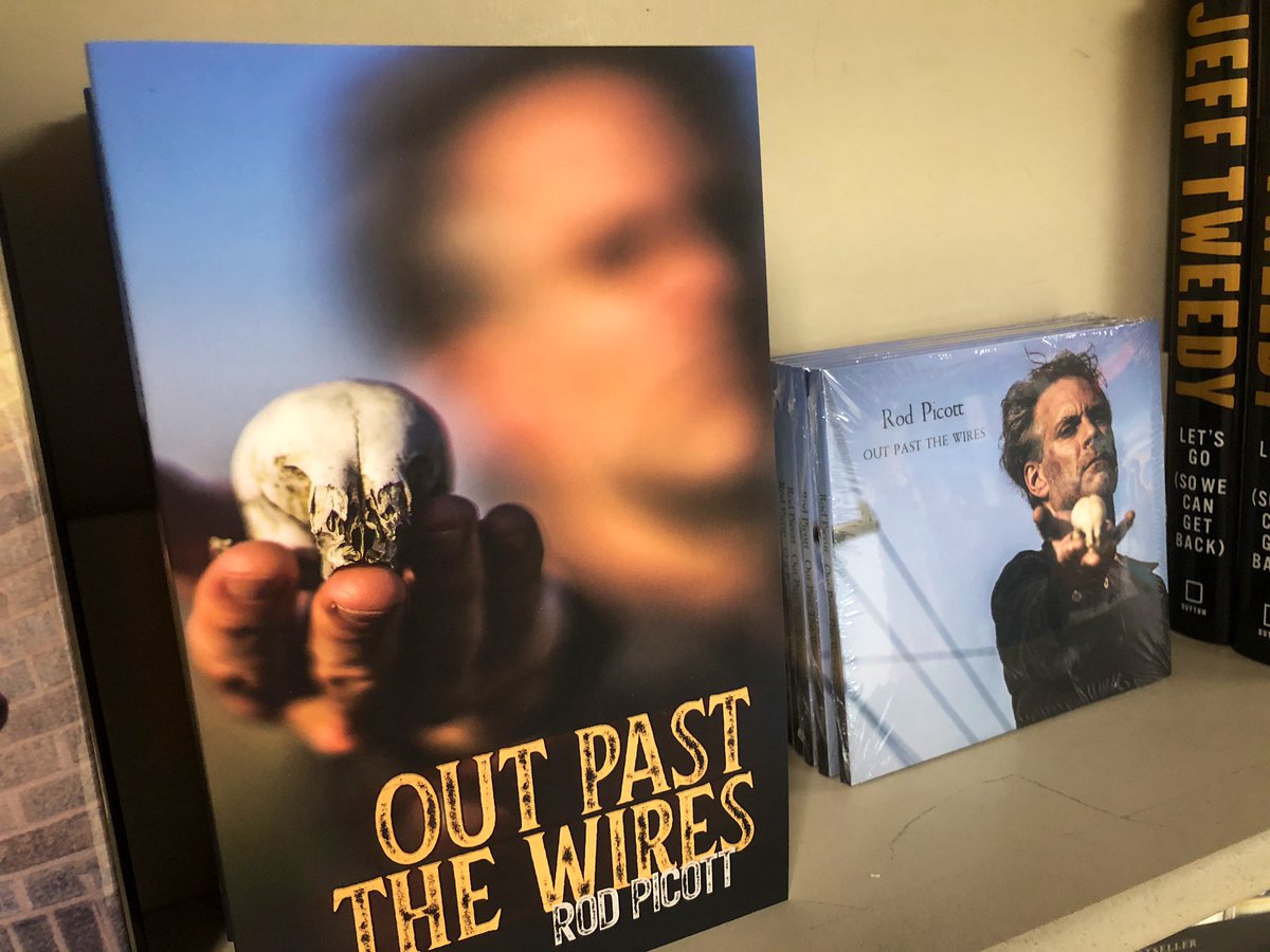Grimeys's tweet photo. Coming at you this afternoon: Mr. Rod Picott! He’ll be here reading from &amp; discussing his new book, Out Past the Wires, and performing songs from his companion album. This is a free &amp; all-ages event so come one, come all! 📖💿✌️ #rodpicott #outpastthewires #freefun #nashville https://t.co/hSU9IN6spD