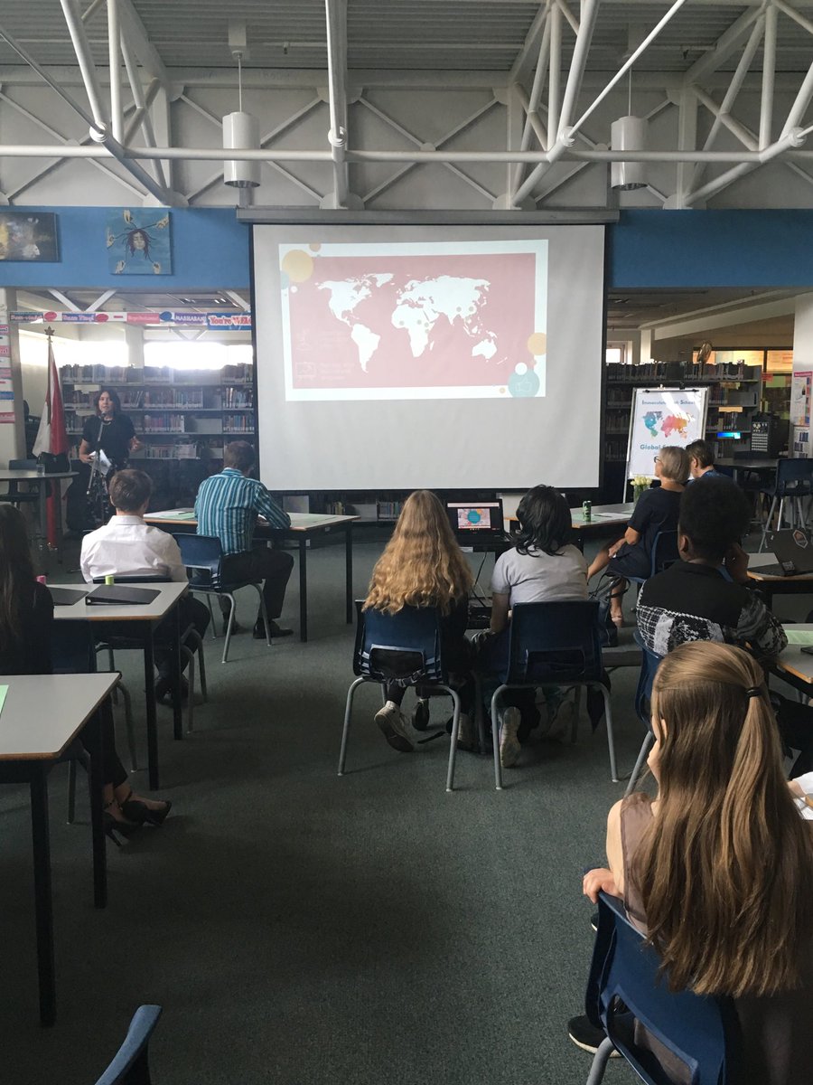 MHoweOCSB's tweet image. Big day today! Gr 12 students presented their solutions to a global issue at the Global Solutions Symposium! Special thanks to our judges from the community! #learningpartnerships #ocsbdl ⁦@ImmaculataOCSB⁩