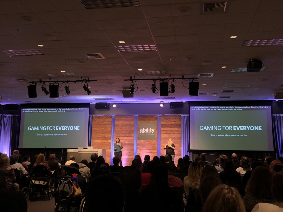 kharko_aj's tweet photo. RT MSFTEnable: “Play is a fundamental need and that spans all languages, all cultures, and all disabilities” -Katy Jo Wright, Director of Gaming for Everyone at Xbox #AbilitySummit #Inclusive https://t.co/Z9XEMOpdWk via carainholland