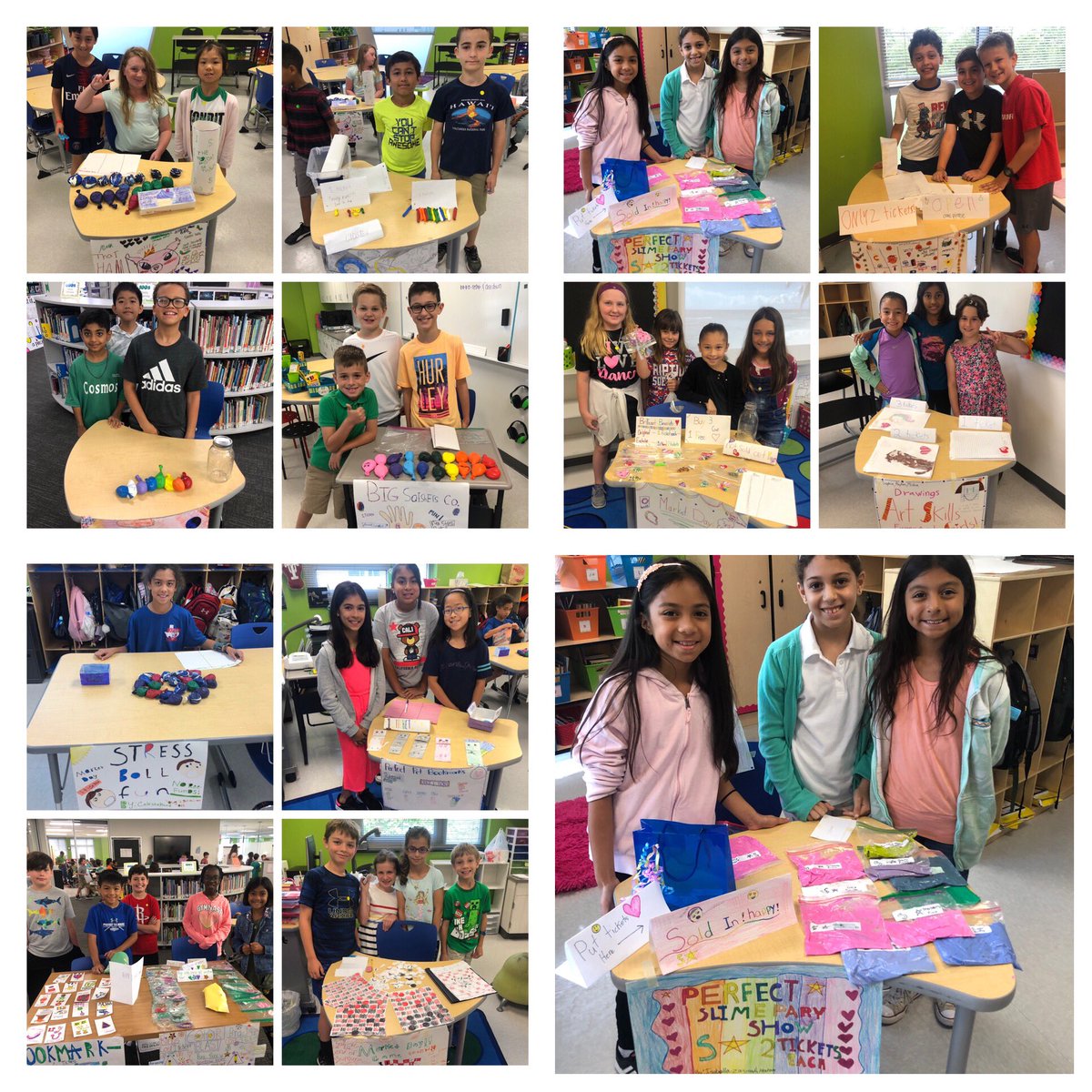 OurLittleClass's tweet photo. Third grade Market Day was a huge success! #favoritedayallyear #conditproud https://t.co/JUlFRvAtIh