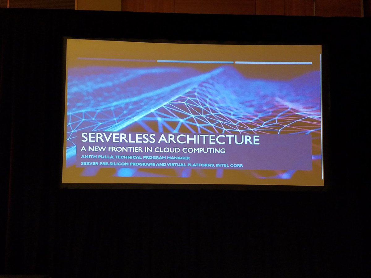 kaslinfields's tweet photo. Now #Serverless Architecture at #DevWeekSEA https://t.co/ubUvoIlo28