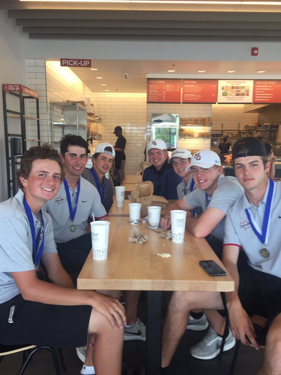 B2B Section Champs!! Woot woot! Varsity beat a talented Spring Lake Park team and is going to State! 😀 Josh Galvin tied for 1st for Section low-honors with a +1 over-par; Nate Adams was 3rd at +2! Awesome job Team Crimson!! Can’t wait for State! #crimsongolfamily #back2back