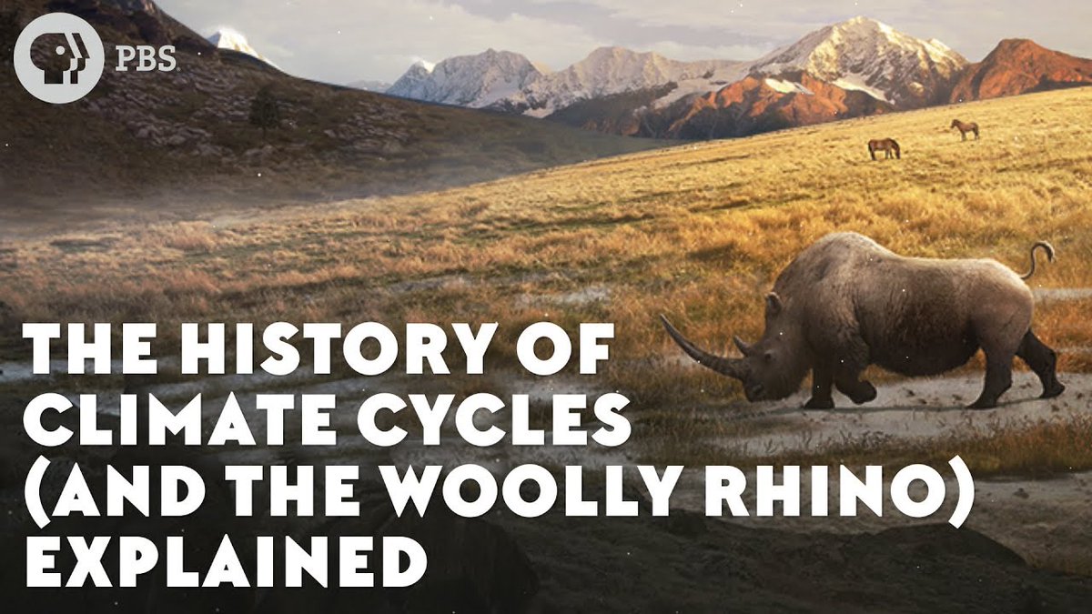 EonsShow's tweet photo. Throughout the Pleistocene Epoch, the range of the woolly rhino grew and shrank in sync with the global climate. This is why. https://t.co/xLzcsHIonn https://t.co/mGBgpy1X9y