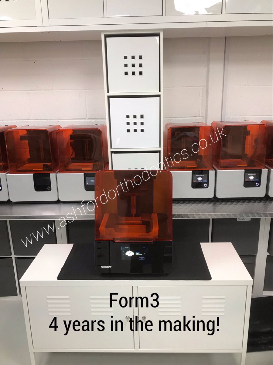 AshfordOrtho's tweet photo. Liking the look of the new line up! Feeling very privileged to be the 1st in the UK to get hold of the NEW FORM3 3D printer! https://t.co/SM78VaIuGz