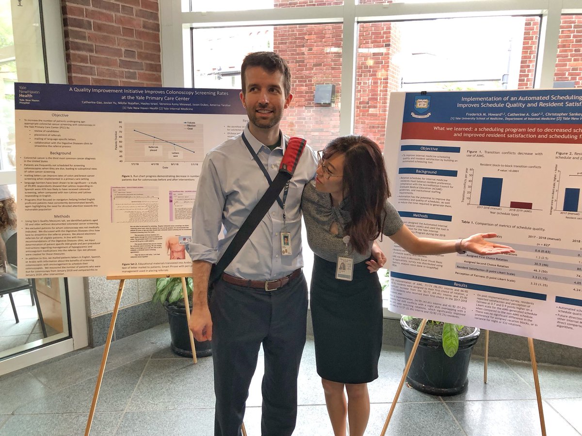 CatGaoHow's tweet photo. Such a great time at @YaleIMed @YaleHousestaff @YaleMedicine @YNHH @ynhhealth #QInight! #ResearchInResidency @sumeetpawar @SumitKumarMD @fredhow #yalemed #QualityImprovement #AIMS https://t.co/i9FMQMGJnO