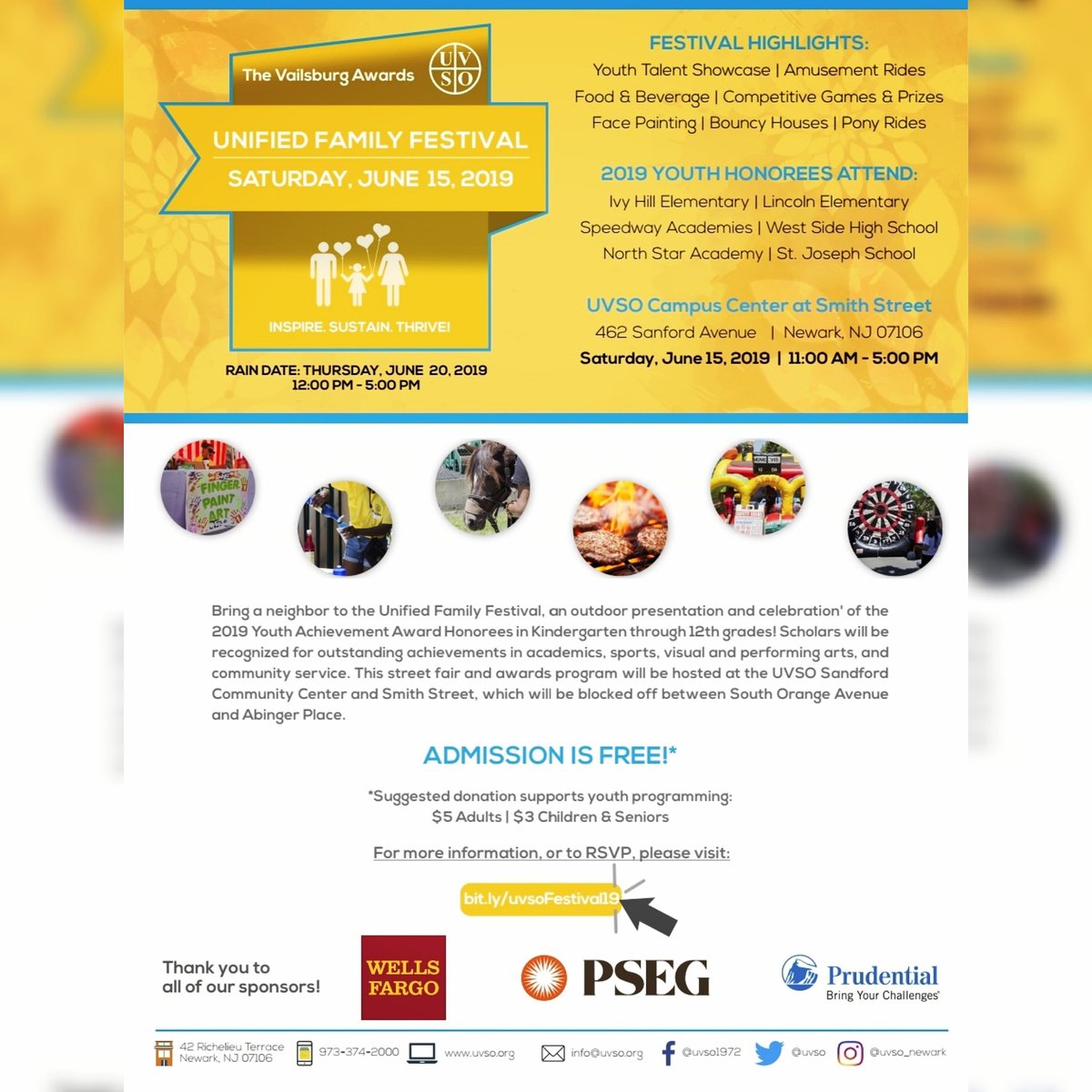 theBrickerati's tweet photo. The @UVSO Unified Family Festival is a free, open-to-the-public, outdoor festival and home of the Youth Achievement Awards! Help recognize K-12 youth who soar in:  academics, community service, sportsmanship, and the arts! #Inspire #Sustain #Thrive! https://t.co/wvxuKWiGlE