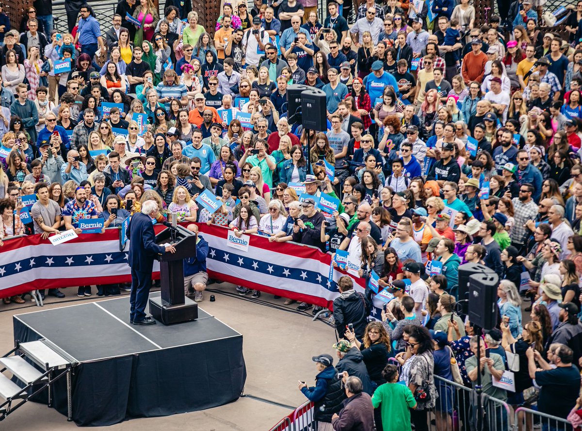 5HVoteStatsSave's tweet image. This is an unprecedented moment in American history and it is time for us to act in an unprecedented way. Thank you for coming out, Reno — this is what a political revolution looks like.