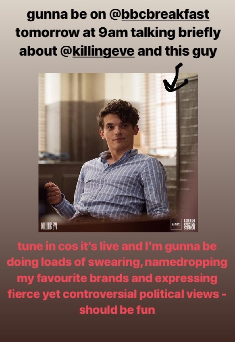 BluemelFans's tweet photo. Will @EdwardBluemel ever give us proper notice when he's doing things? Probs not. 

Tomorrow, 9am! https://t.co/ZcIkh9KQkg