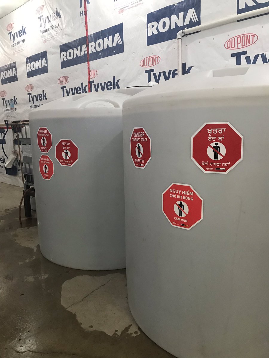EmilyAgSafe's tweet image. Did you know @AgSafeBC offers signage in multiple languages. Keep your employees safe. Contact us for free assistance! #FarmSafety