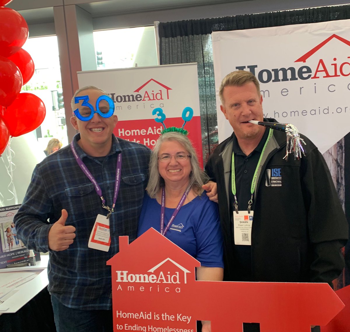 RobinKeesal's tweet photo. @homeaidamerica and @HomeAidIE hanging out at @PCBC_TheShow #PCBC2019 and celebrating HomeAid’s 30th anniversary #homeaidimpact https://t.co/LxsLt2sscy