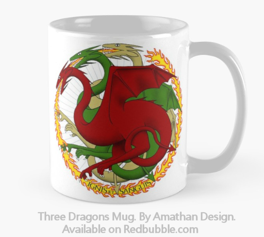 AmathanDesign's tweet image. Three Dragon mug.  Available now!  #dragons #fantasy

redbubble.com/people/amathan…