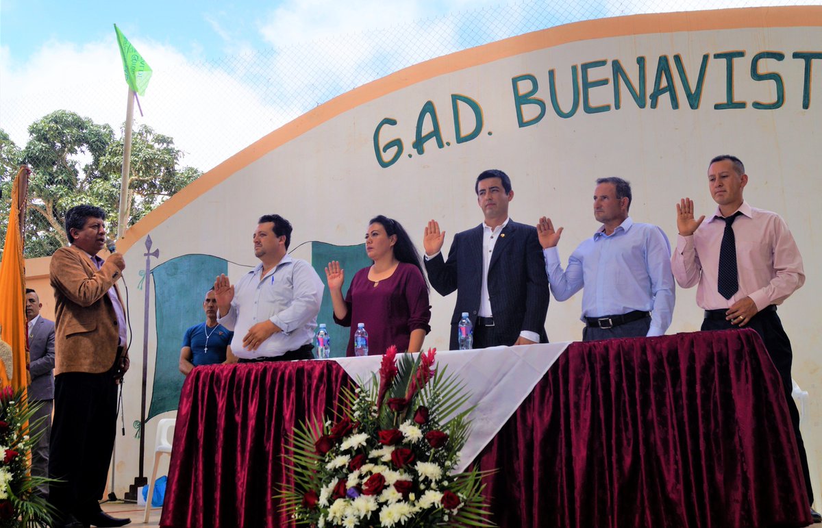 #BUENAVISTA posesionó sus nuevas autoridades del GAD Parroquial 2019 - 2013 <a href="/ChaguarpambaGAD/">GAD Chaguarpamba</a> <a href="/prefecturaLoja/">Prefectura de Loja</a> varios momentos vivió la comunidad y sus nuevas autoridades.