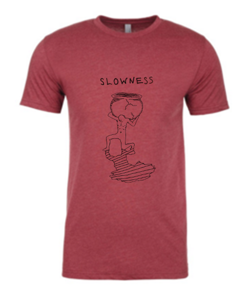 Here are our new T-shirts! Order them here and help us meet our pre-order campaign by June 7, the day we release "Berths." They're in blue, too!

bit.ly/Slowness_PreOr…
