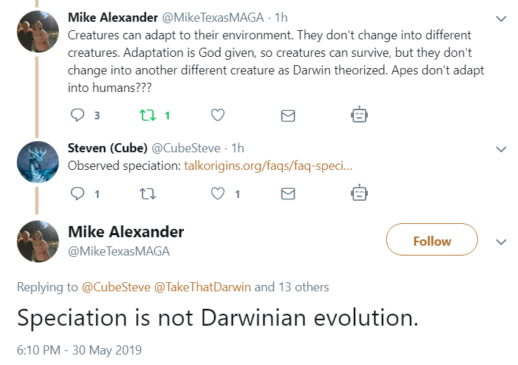Alas, if only Darwin had written some sort of book about speciation -- that is to say, some sort of book about how species originate -- then maybe it WOULD be considered part of Darwinian evolution.

But what would he even CALL such a book.