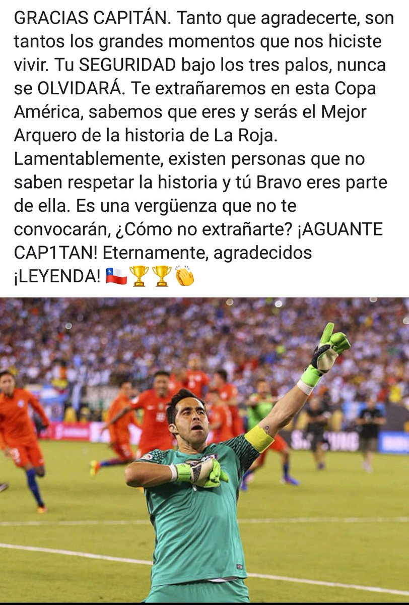 jeissonrivera21's tweet photo. 🇨🇱🇨🇱🇨🇱👏👏 https://t.co/s8uB5sXsJJ