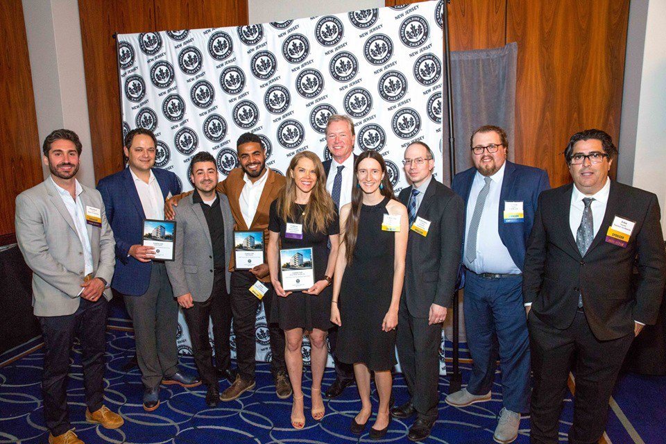 _SWinter's tweet image. Some great pics from the USGBC NJ 2019 Awards Gala featuring #SWAProject, Candela Lofts, which was awarded #LEED Project of the Year for Residential #PassiveHouse by @USGBCNJ!
