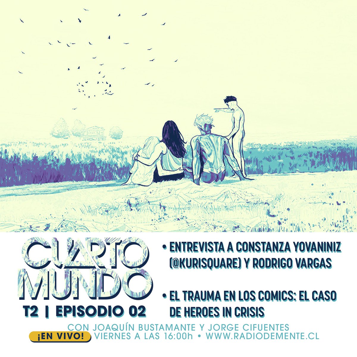 Mañana viernes 31 de mayo, 16 hrs. <a href="/kurisquare/">Coni Yovaniniz</a> y @rodrigomakesart de <a href="/mapachestudios/">mapachestudios</a> serán entrevistados por <a href="/CuartoMundoCL/">Cuarto Mundo</a> en @Radiodementecl