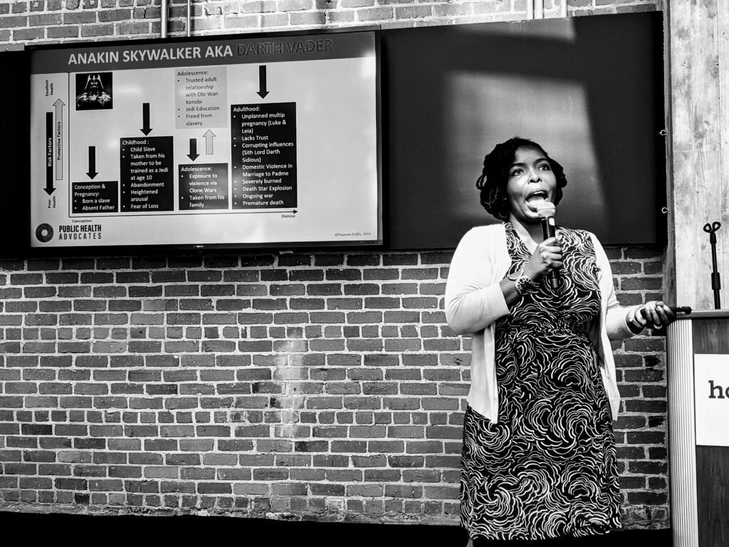 TheCenterSHF's tweet photo. Learning from Dr. Flo at the #MBKsac Trauma and Healing Learning Series, addressing the role of racism in shaping adverse childhood experiences and how to heal https://t.co/RNL6DwaVG9