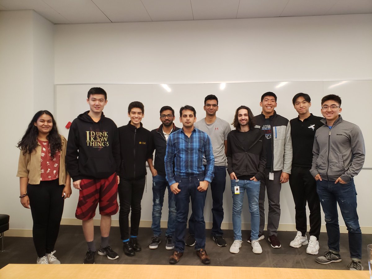 ClouderaJobs's tweet photo. Our CPO, @acmurthy, hosted the first Executive Talk of the summer with our interns. He discussed his journey with @Yahoo &amp; Hortonworks &amp; expressed his excitement for the future of @Cloudera. #ClouderaU #lifeatcloudera #cloudera #summerinterns #interns2019 #bigdata #tech #bayarea https://t.co/hZ2ZLzgajH