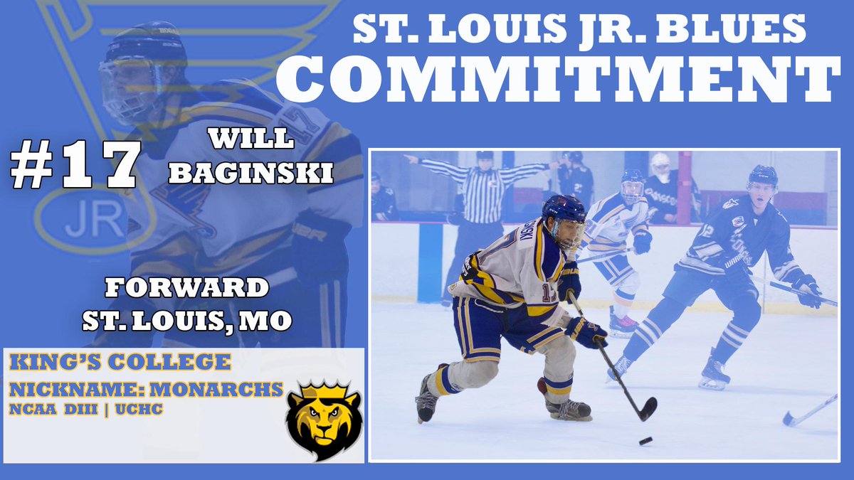 Join us in congratulating Will Baginski who has committed to play for <a href="/KingsMHockey/">King's Men's Hockey</a> next season! #jrnotes #APlayersProgram #NA3HL
