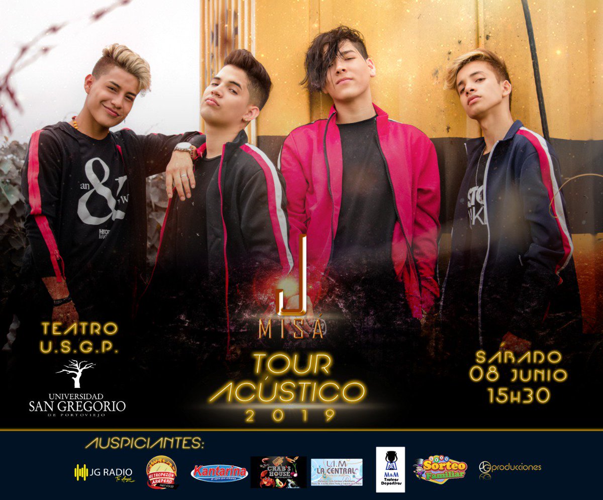 jgradiotuangel's tweet photo. El Tour Acústico 2019 de @jmisamusic arranca en Portoviejo este Sábado 8 de junio en el teatro de la Universidad San Gregorio de Portoviejo a las 15:30 https://t.co/Mx0PTouiEe